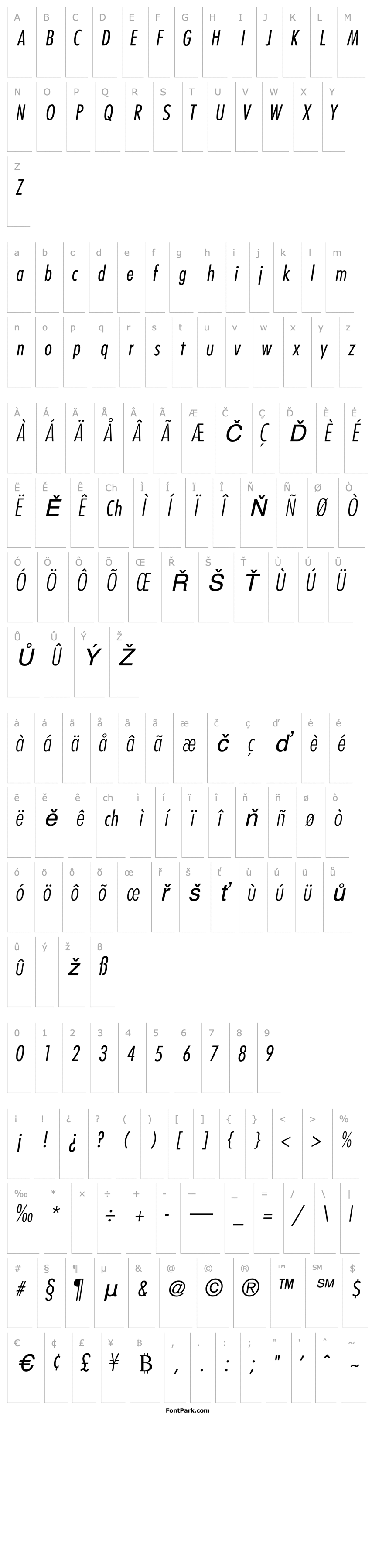 Overview KudosLightCondSSK Italic