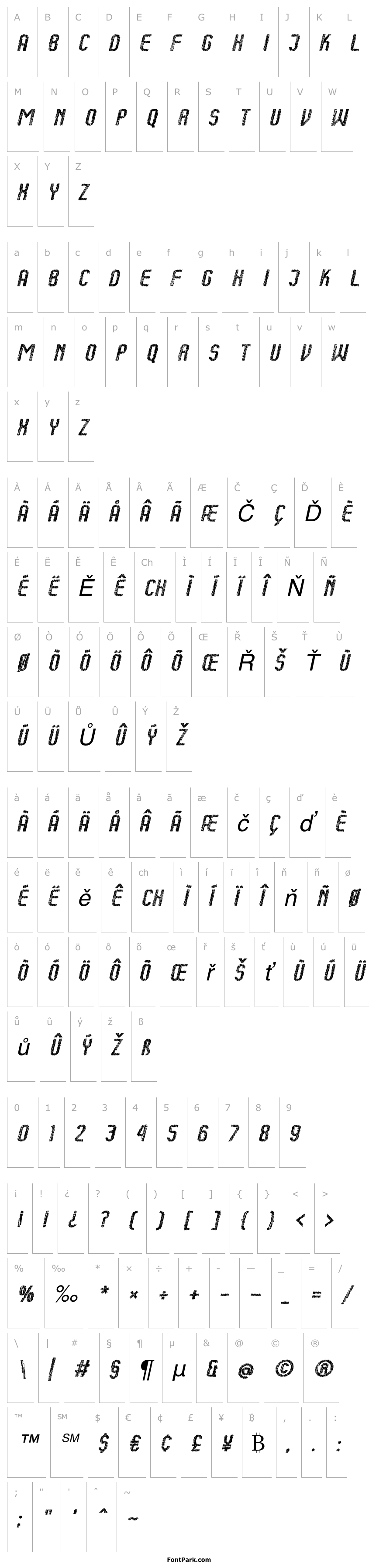 Overview Kumba Sketch Italic