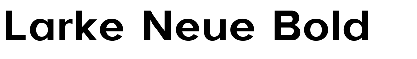 Preview Larke Neue Bold