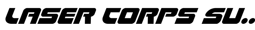 Preview Laser Corps Super-Italic