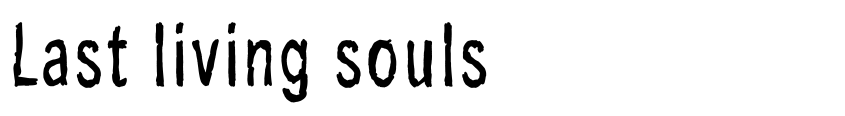 Preview Last living souls