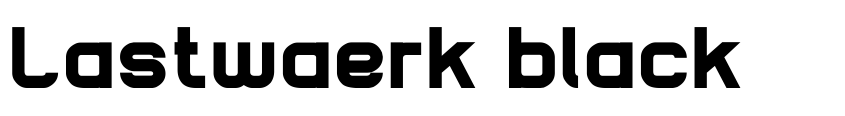 Preview Lastwaerk black