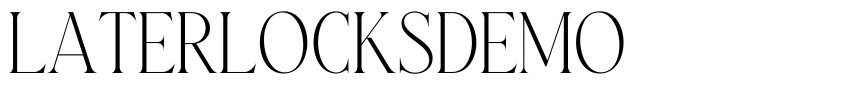 Preview LaterlocksDEMO