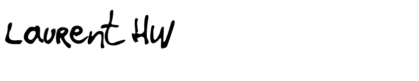 Preview Laurent HW