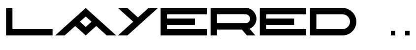 Preview Layered Letters Regular