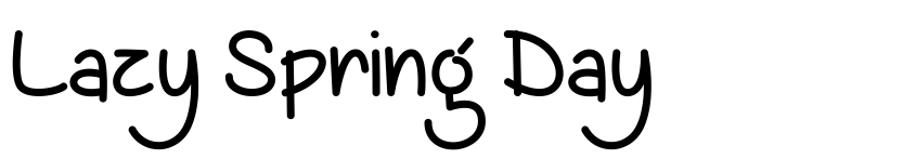 Preview Lazy Spring Day
