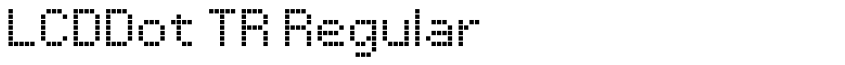 Preview LCDDot TR Regular