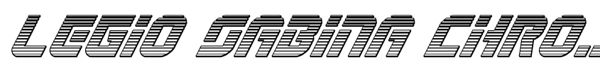 Preview Legio Sabina Chrome Italic