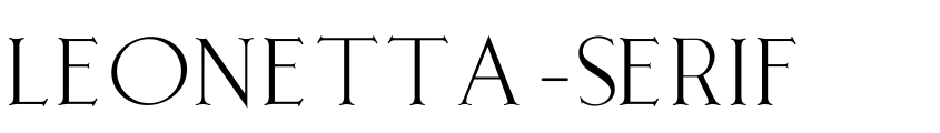 Preview Leonetta-Serif