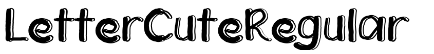 Preview LetterCuteRegular