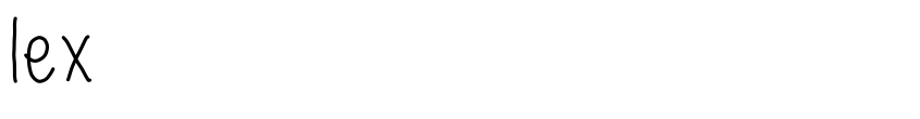 Font lex by Unknown