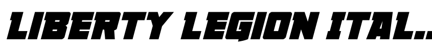 Preview Liberty Legion Italic