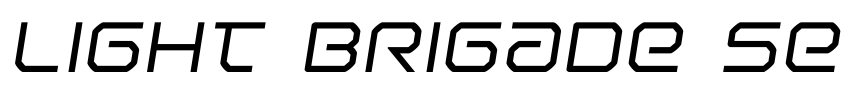 Preview Light Brigade Semi-Italic