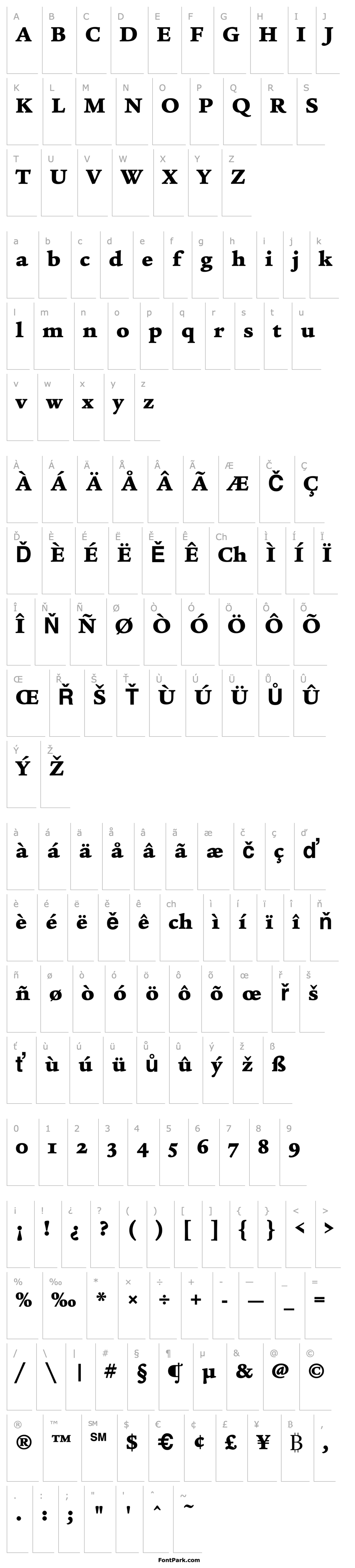 Overview Legacy Serif Md OS ITC TT Ultra