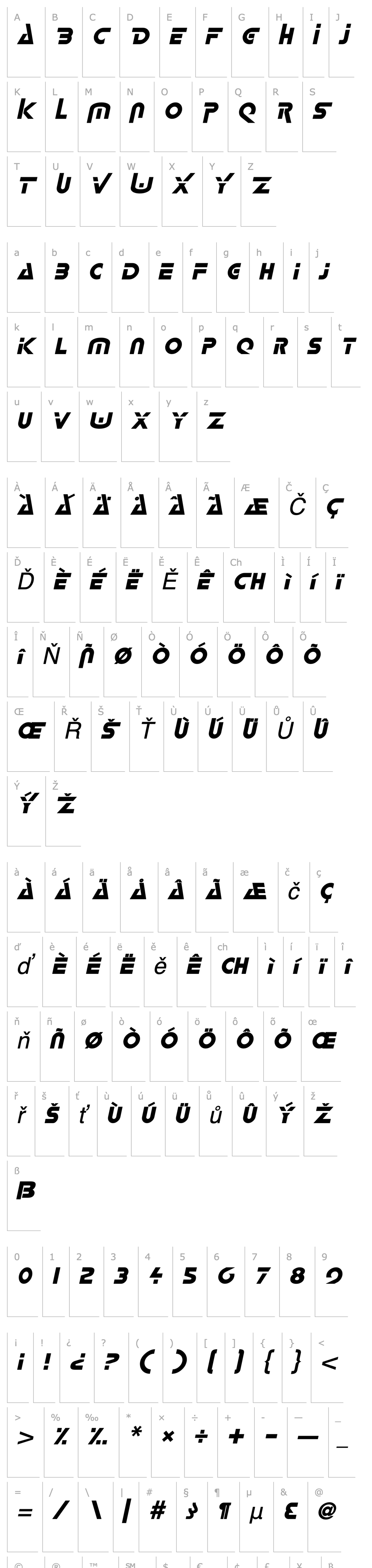 Přehled Logash Italic