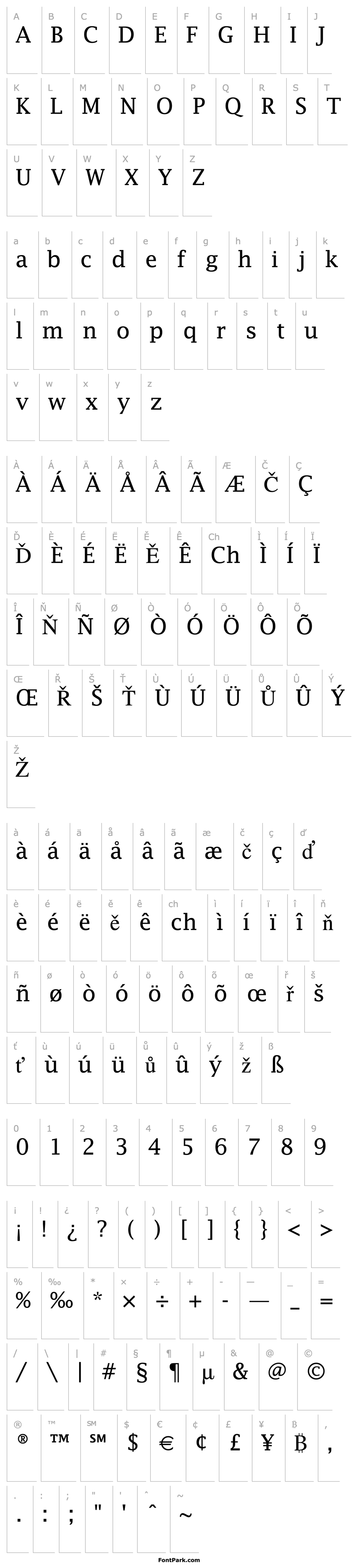 Overview Lucida Fax Regular