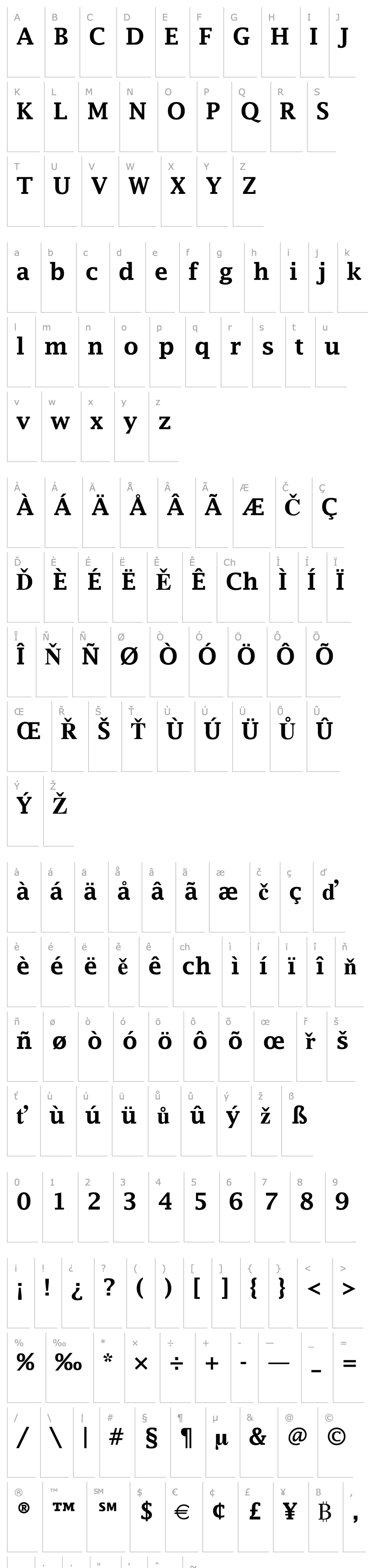 Overview Lucida Fax Demibold