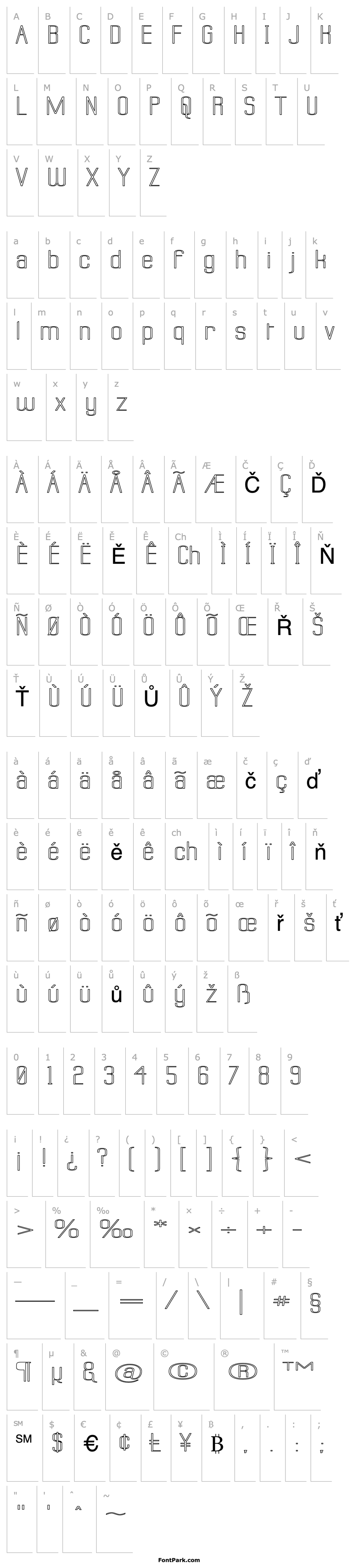 Přehled Labtop Superwide Outline