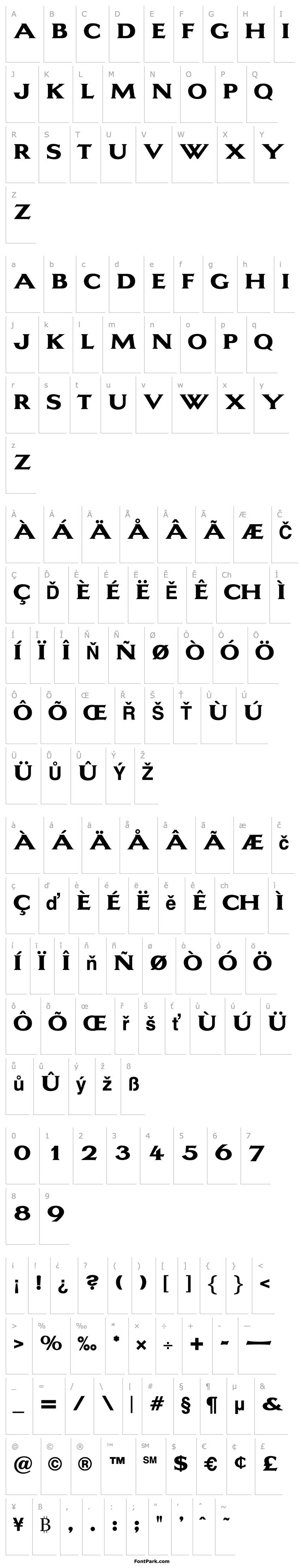 Overview LaguneExtraBold