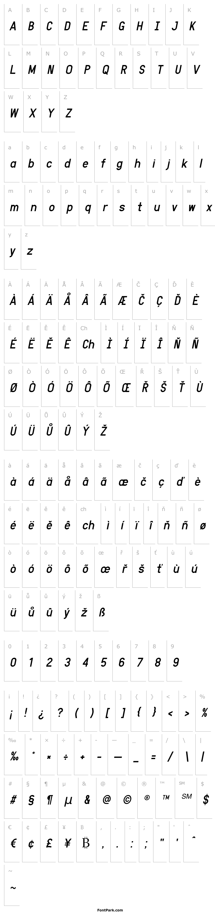 Overview Lambda Italic