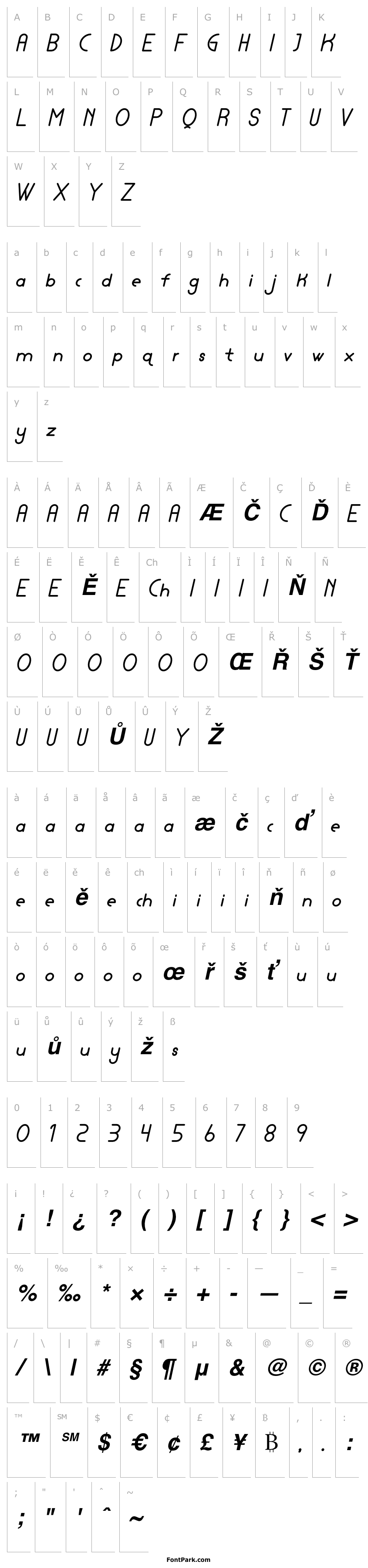 Přehled Lamborgini Bold Italic