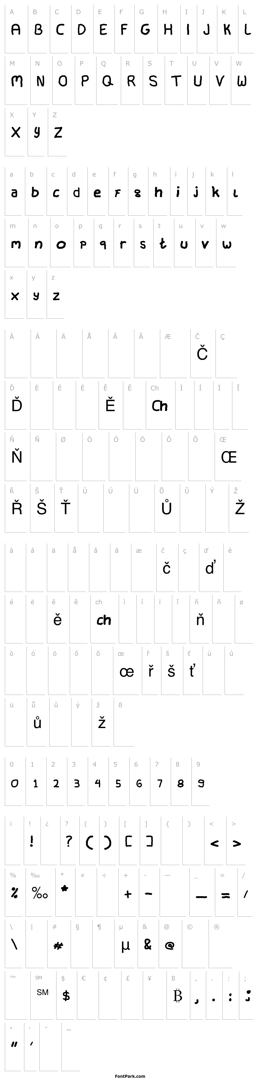 Overview Lambreto Font