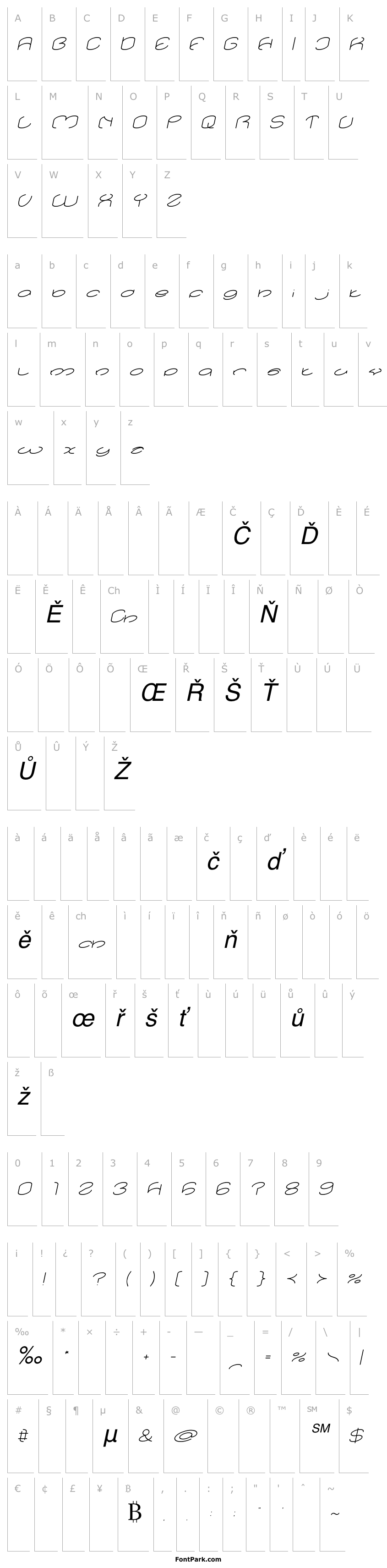 Přehled lanitta Italic