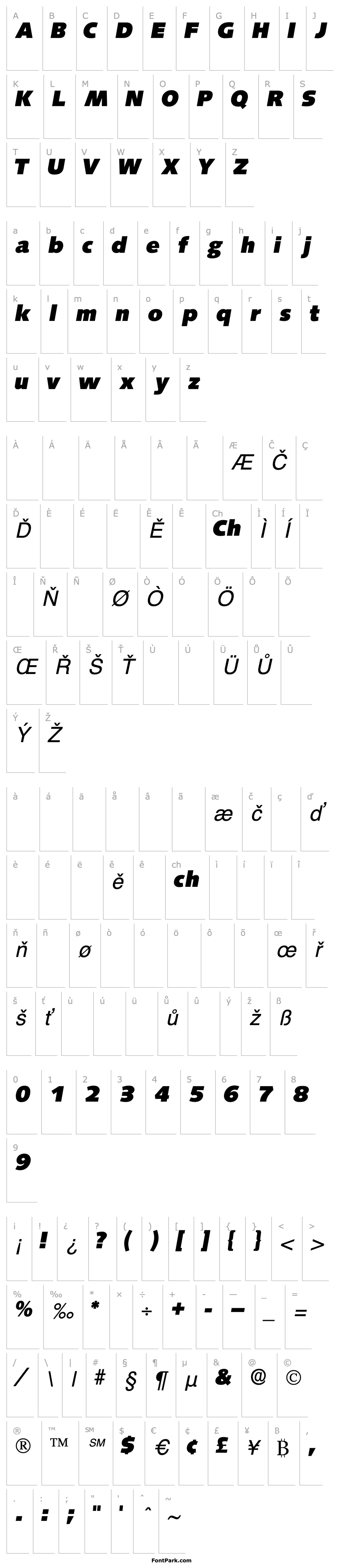 Overview LansetteDisplaySSK Italic