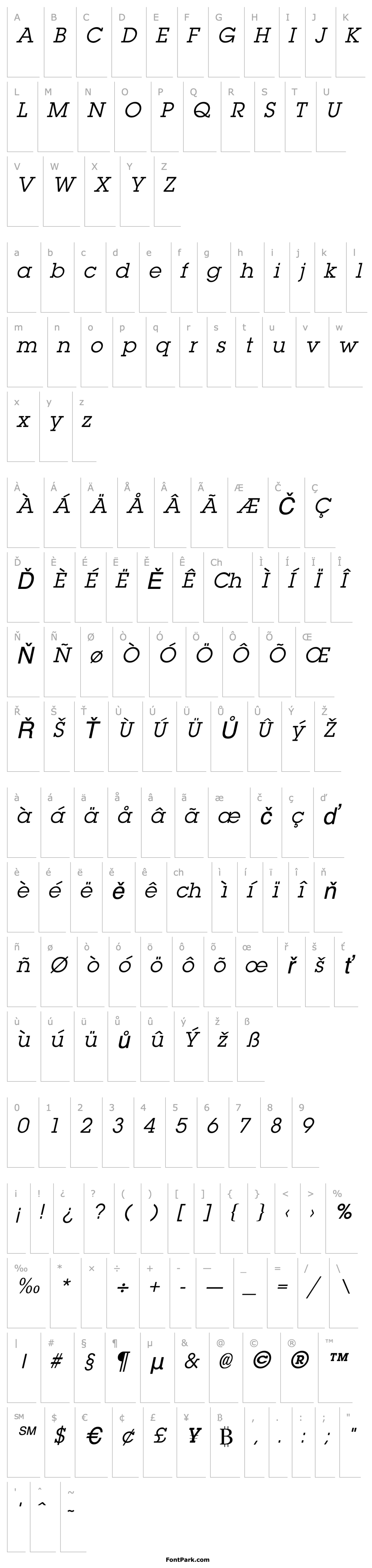 Overview Lapland Italic