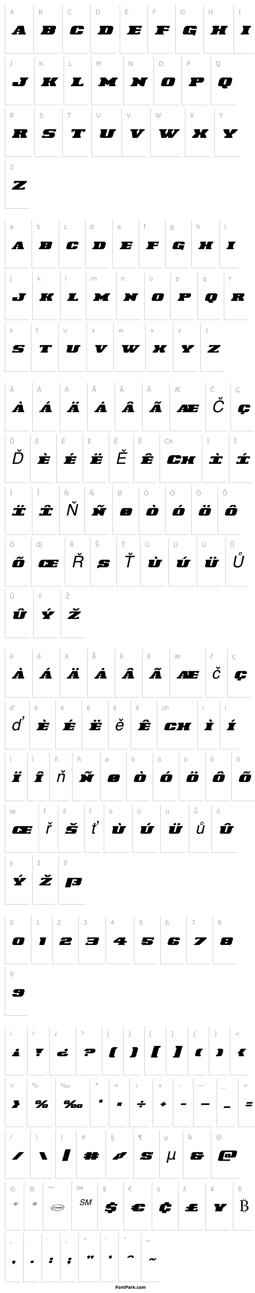 Overview Laredo Trail Expanded Italic