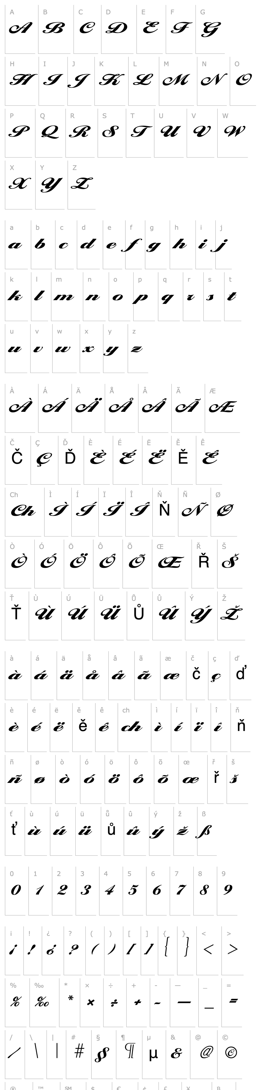 Overview LarisimaExtrabold Regular