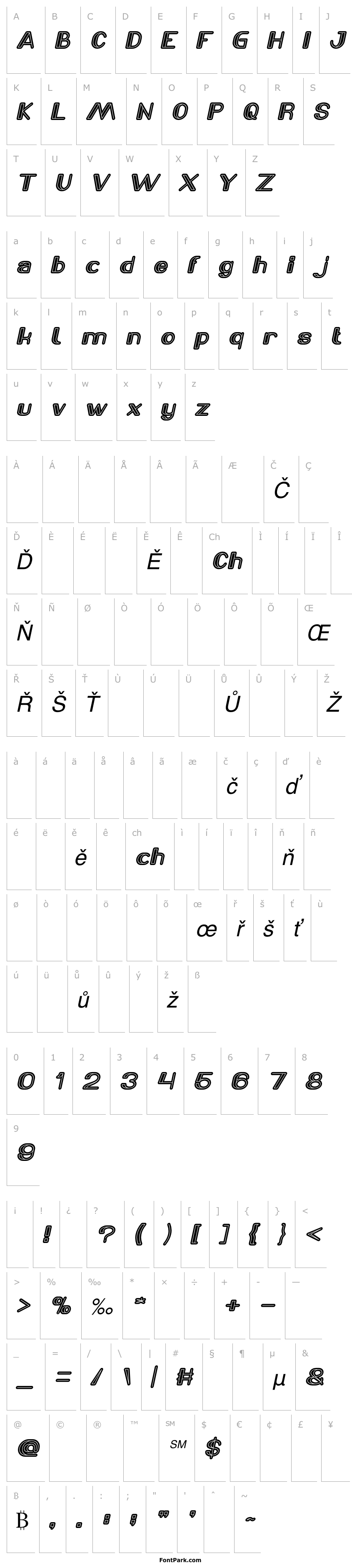 Overview LASER GUN Italic