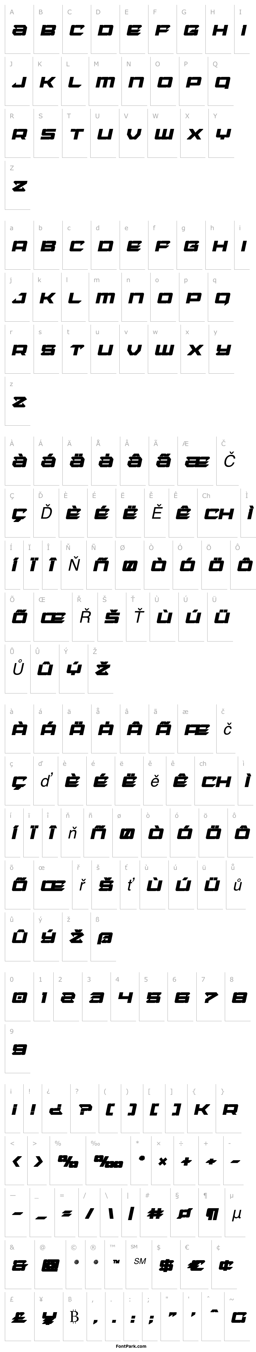 Overview Laser Wolf Bold Italic