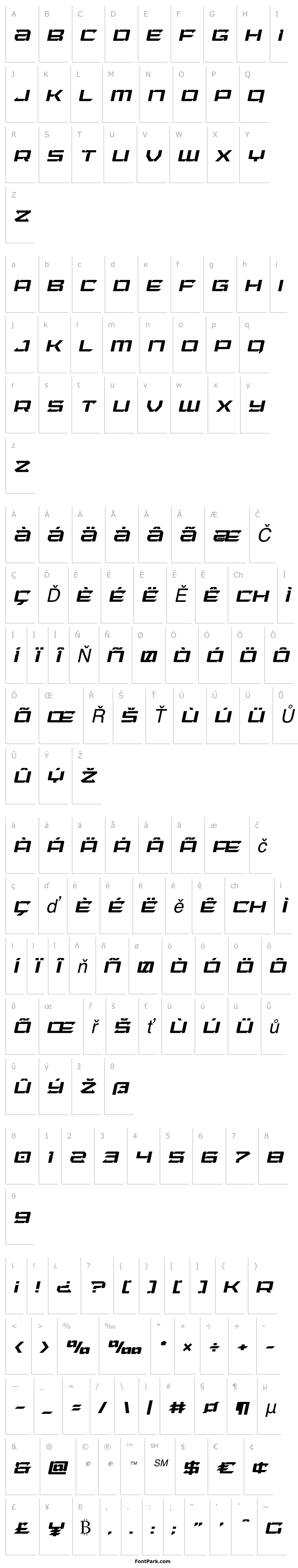 Overview Laser Wolf Light Italic