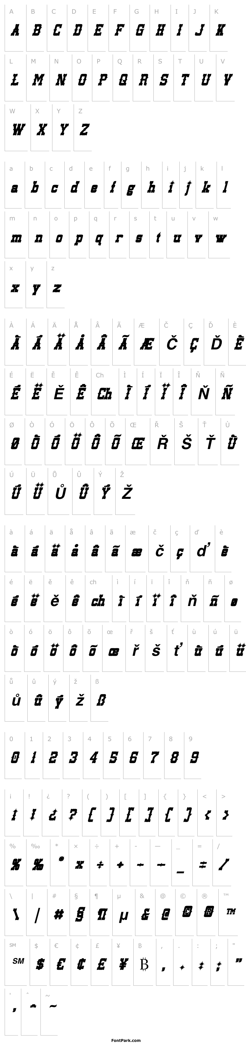 Přehled Lassiter Bold Italic