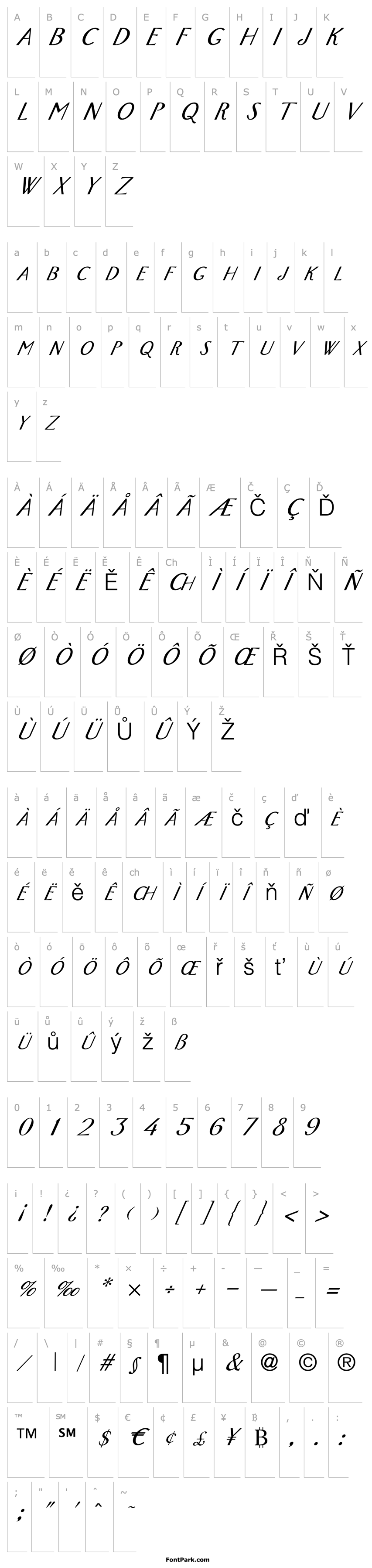 Overview LausanneItalic