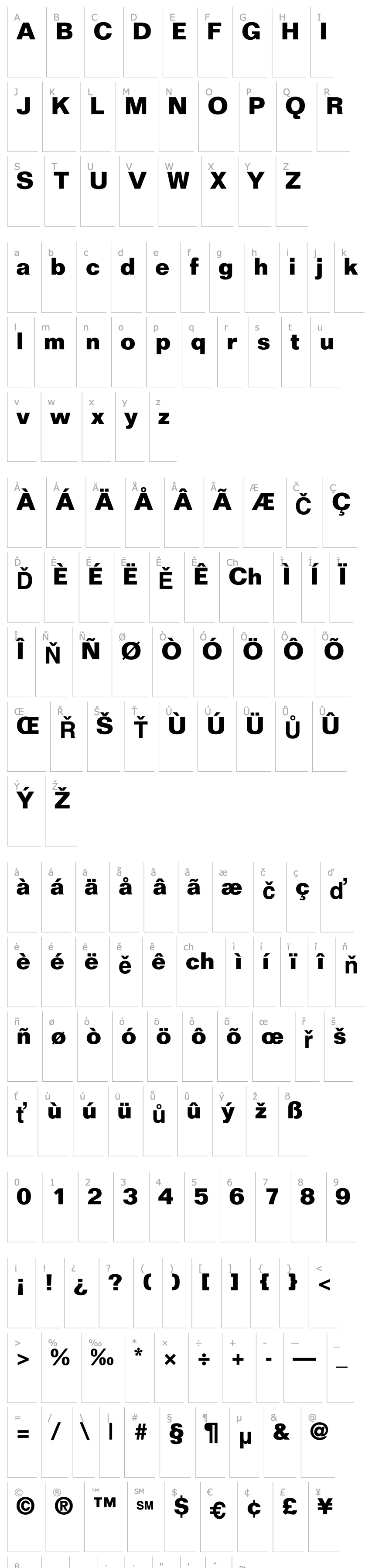 Přehled Layout SSi Bold