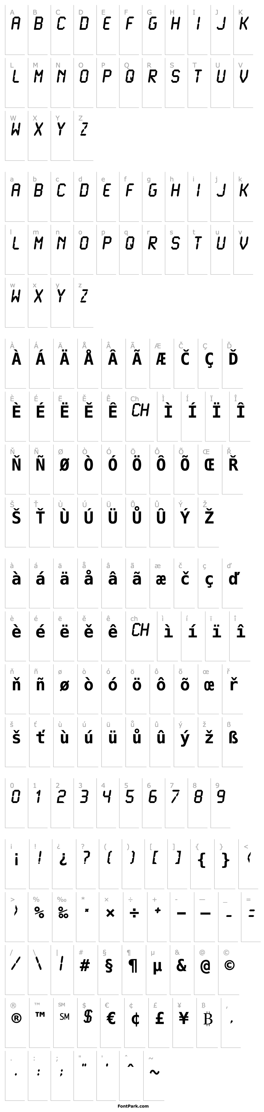 Overview LCDMono Bold