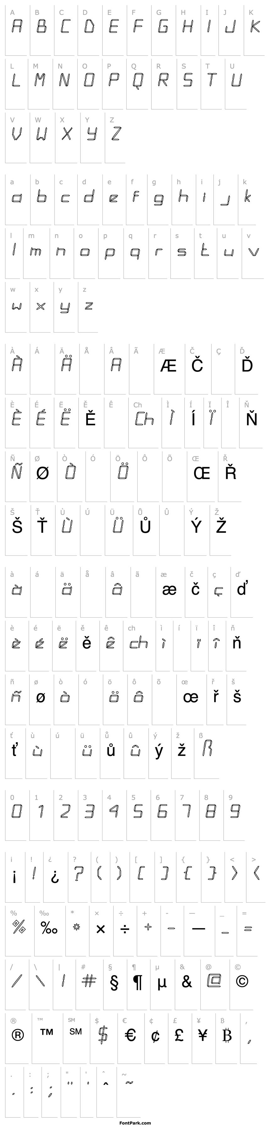 Přehled LCDOutlineSSK