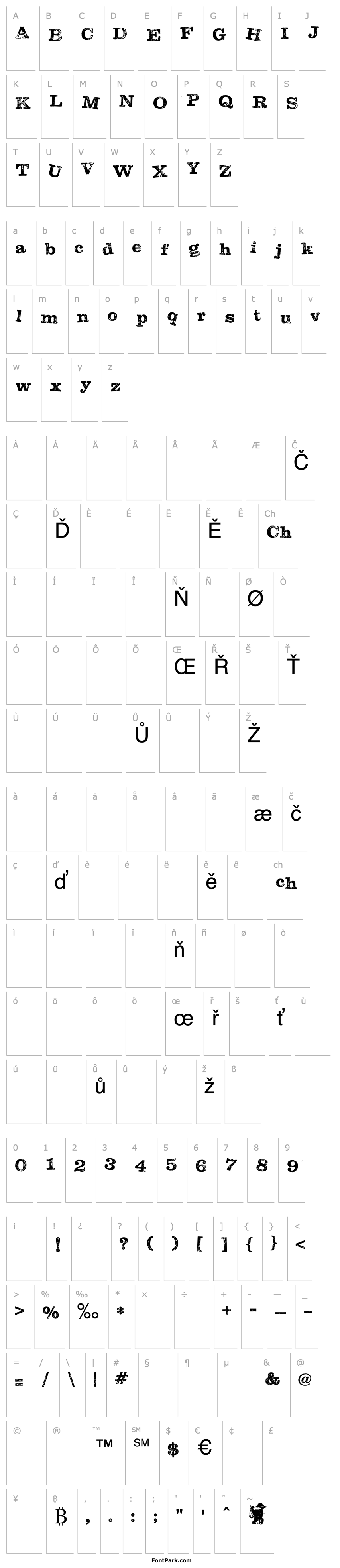 Overview LD Letterpress