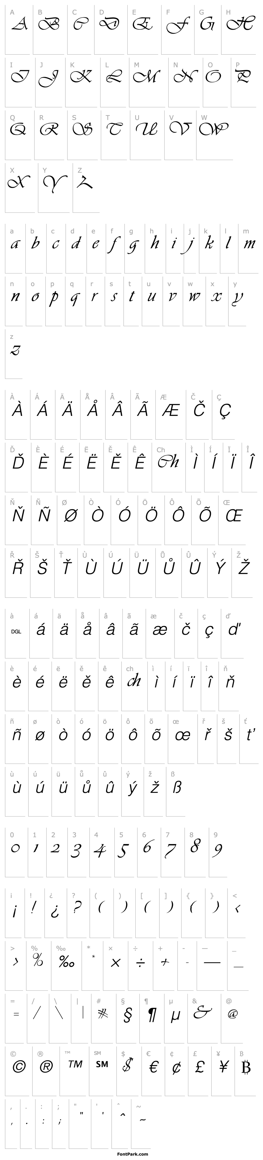 Overview LDS Script Italic