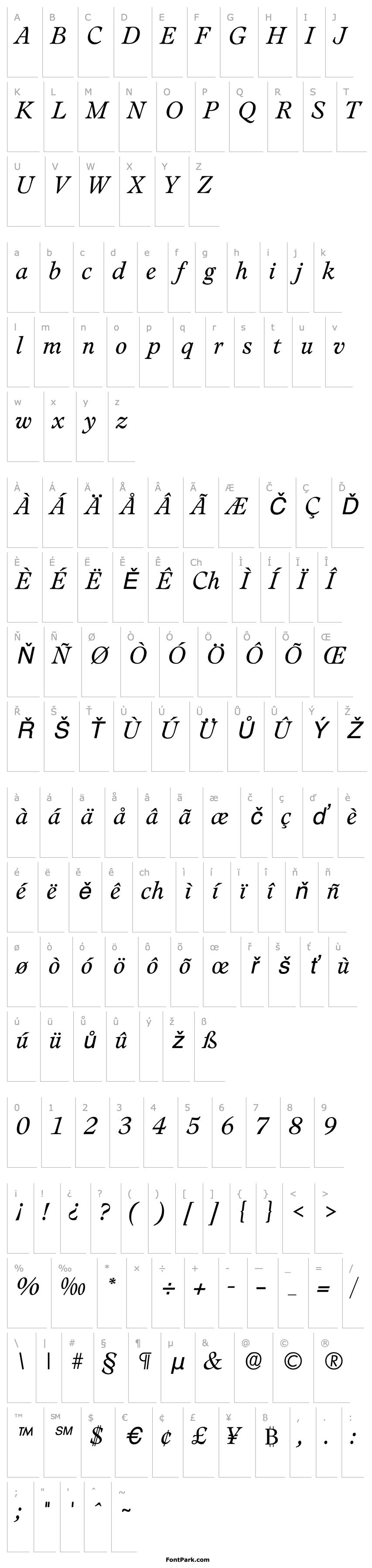 Overview Leaming SF Italic