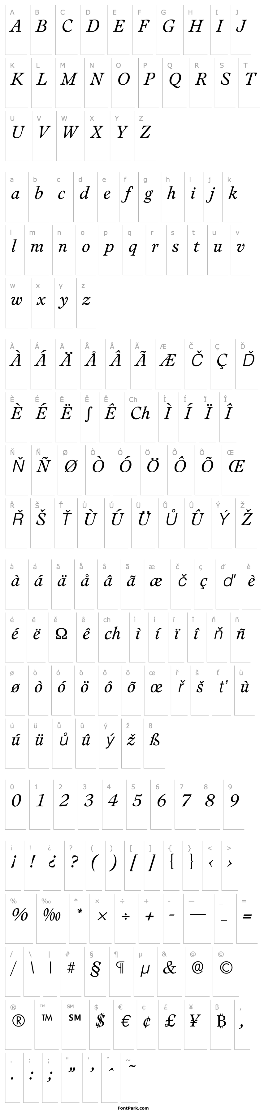 Overview Leamington-Serial-Light-RegularItalic