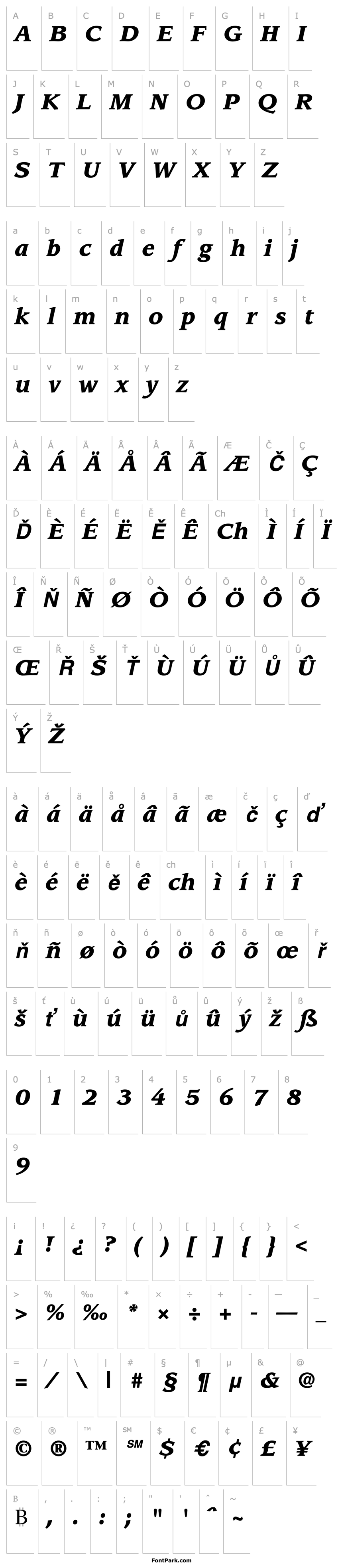 Přehled Leawood-BlackItalic