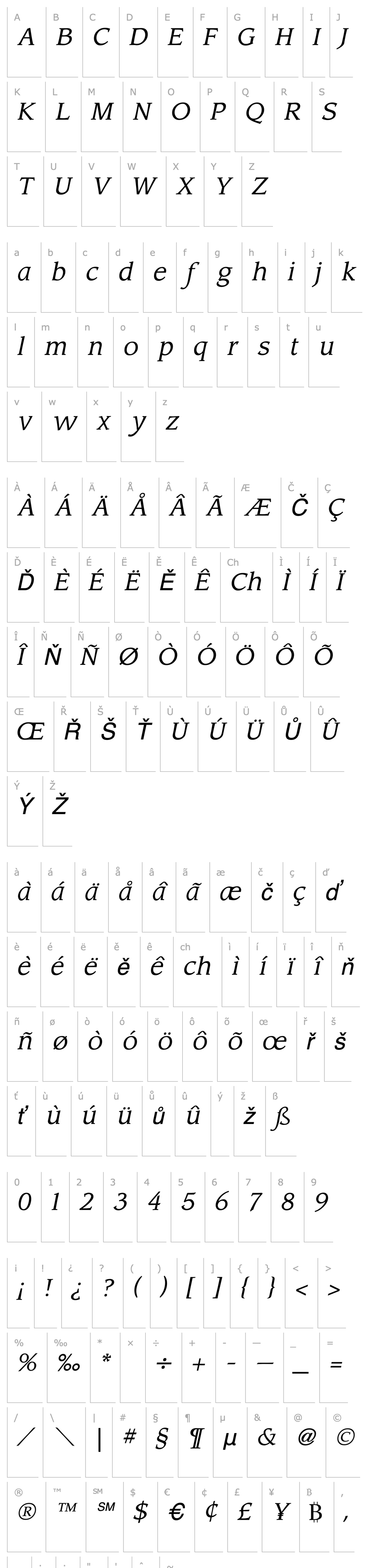 Overview Leawood Italic