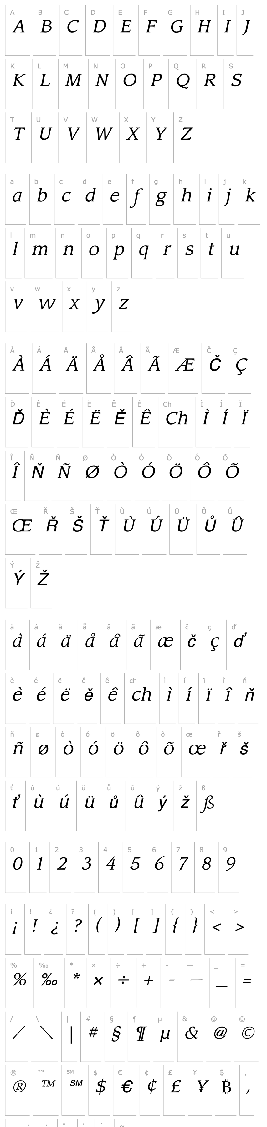 Overview LeawoodBookItalic