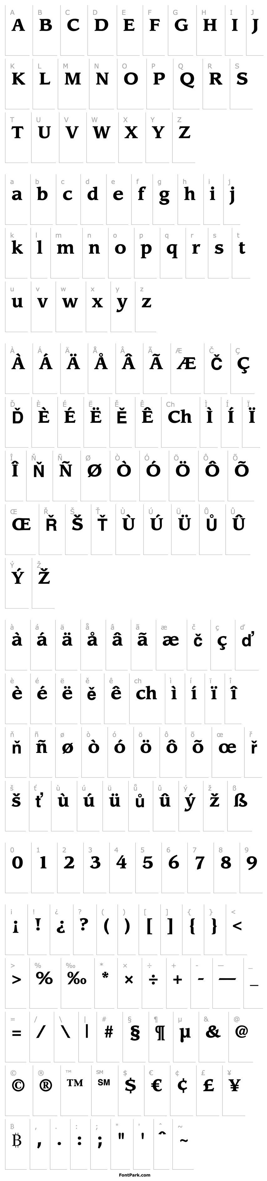 Přehled LeawoodStd-Bold