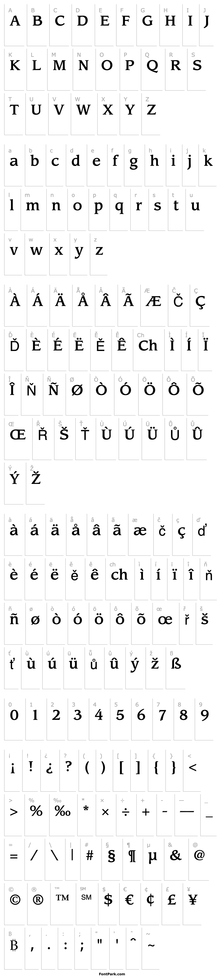 Přehled LeawoodStd-Medium