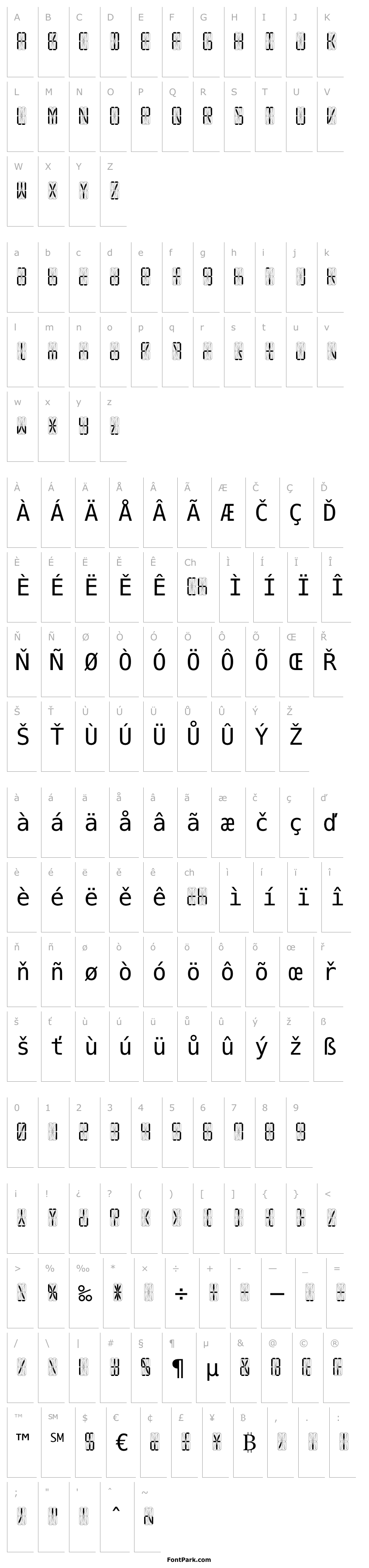 Přehled LED 16 Segment