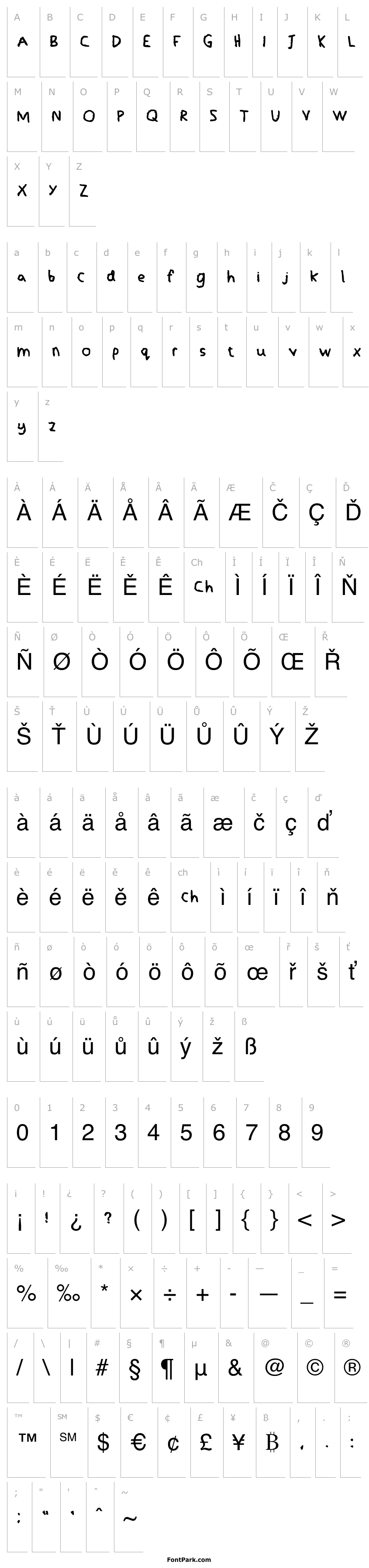 Overview Lefthanded Regular